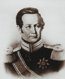 Павел Петрович Аносов в чине генерал-майора. Портрет 1851 года.