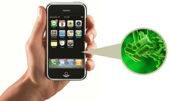 телефон жана бактериялар