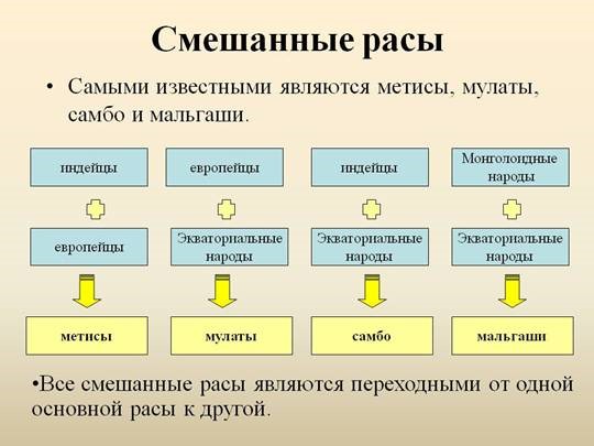 Смешанные расы